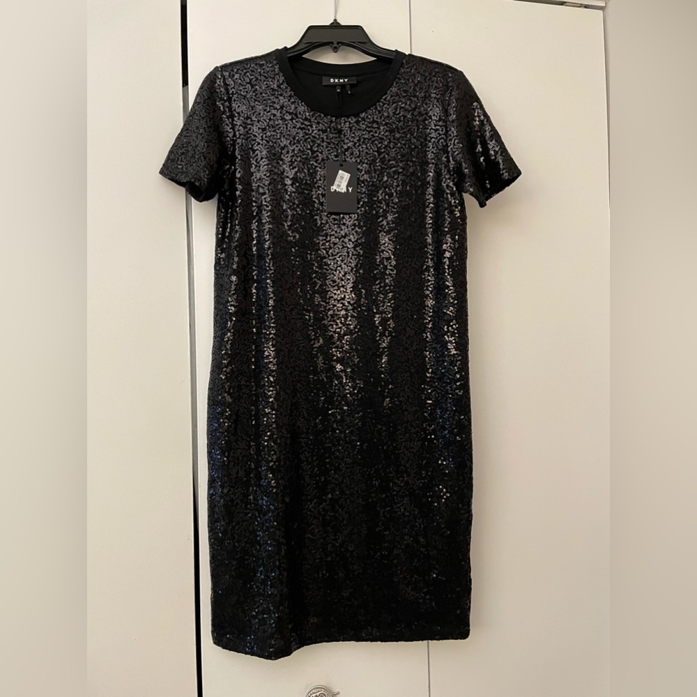 DKNY black sequin dress *BRAND NEW*